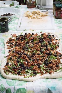 Olives and sundried tomatoes