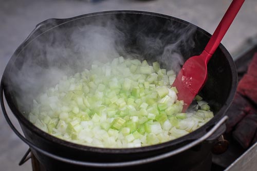 Saute Onion and Celery