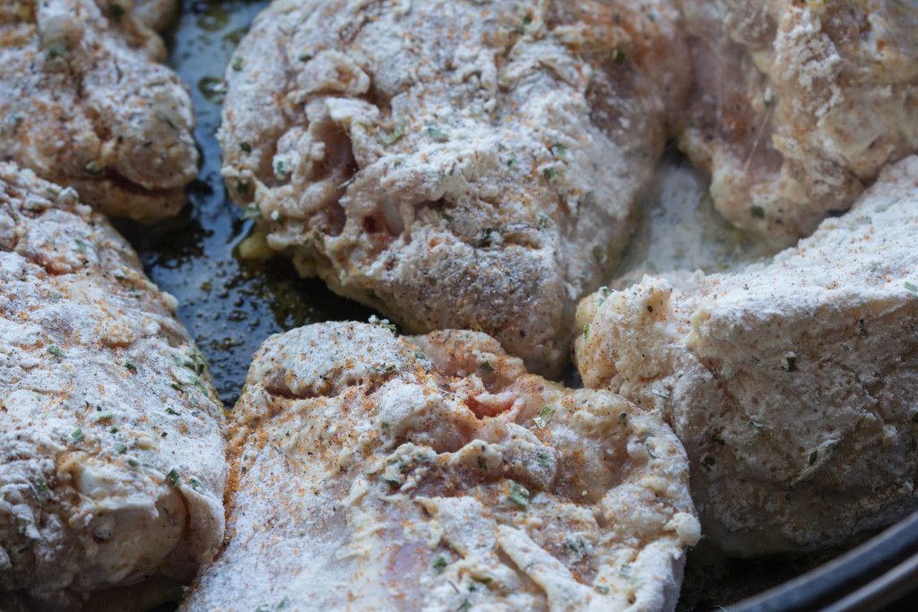 best way to cook chicken dredged in brown sugar