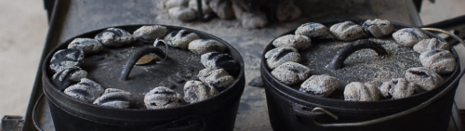 Dutch oven cooking at Louisiana State Parks